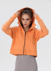 Yoga Long Sleeve Hooded Jacket