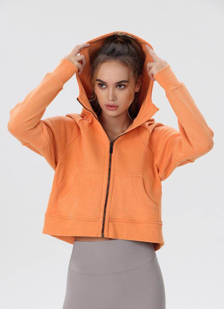 Yoga Long Sleeve Hooded Jacket