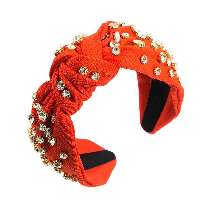 Jeweled Knotted Headband