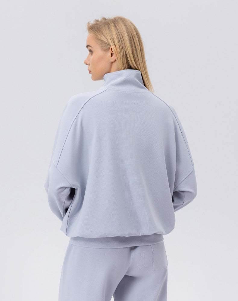 Zip Workout Hoodless Sweatshirt