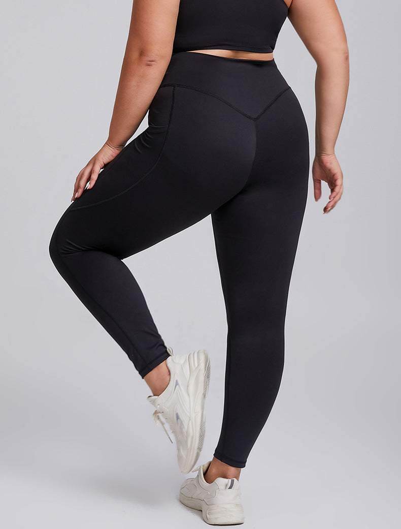Plus Size High Waisted Yoga Leggings for Women