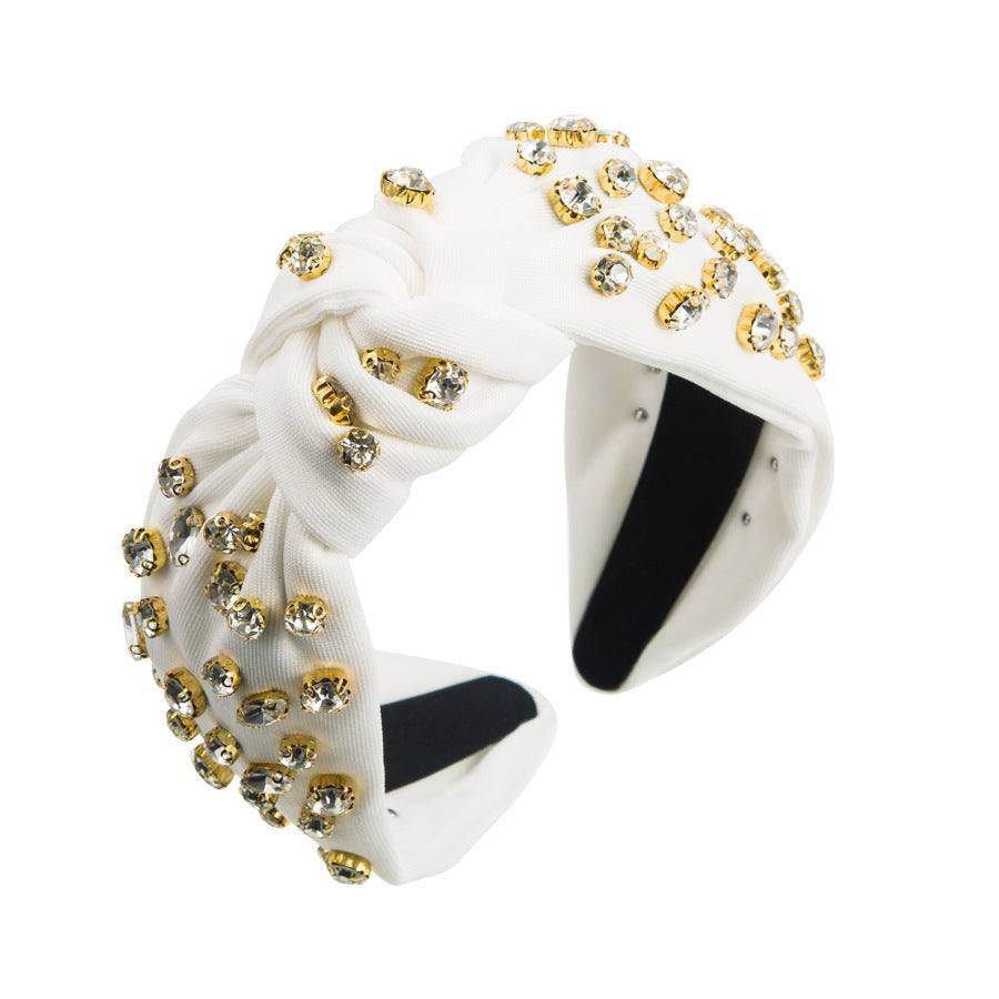 Jeweled Knotted Headband