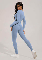 Solid Color Yoga Sports Set