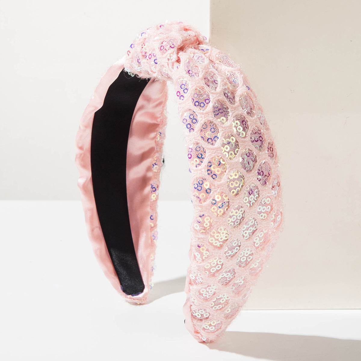 Sequin Headbands Sparkly Top Knot Hairbands Hair Accessories