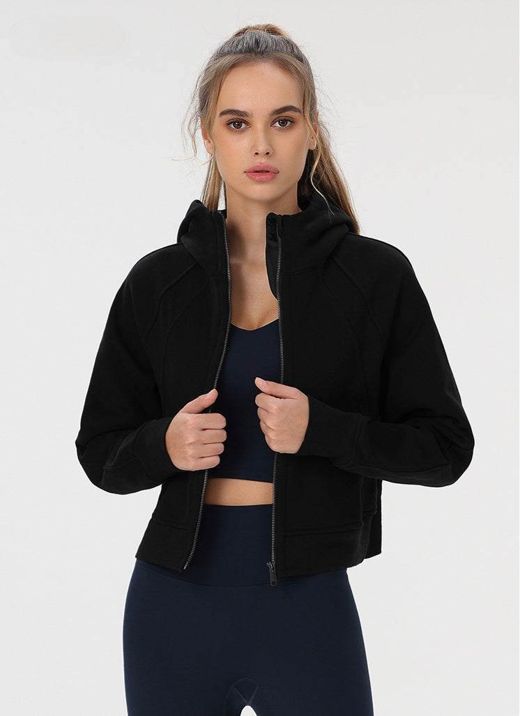Yoga Long Sleeve Hooded Jacket