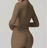 Tight Long Sleeve Cropped T-shirt