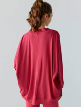 Sport Shawl with Thumb Cuffs Long Sleeve Cardigan Outerwear