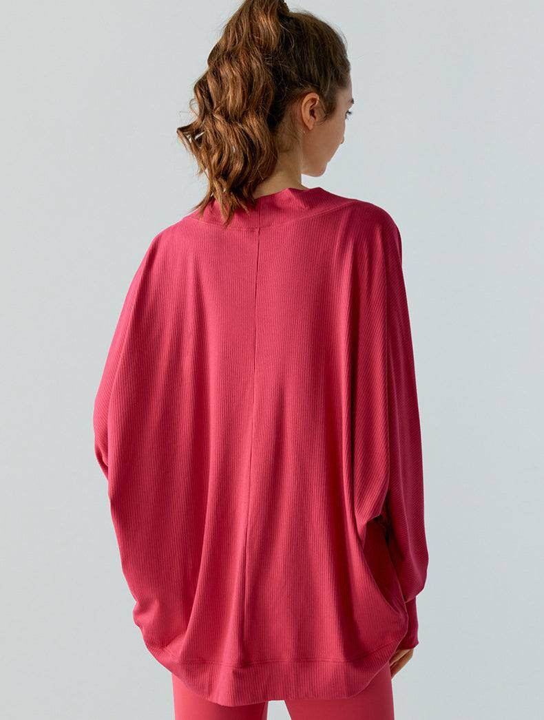 Sport Shawl with Thumb Cuffs Long Sleeve Cardigan Outerwear