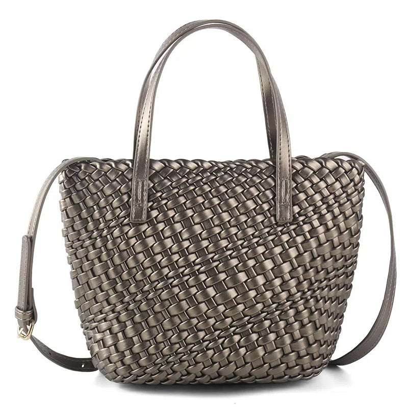 Fashionable Handmade Woven Tote Bag
