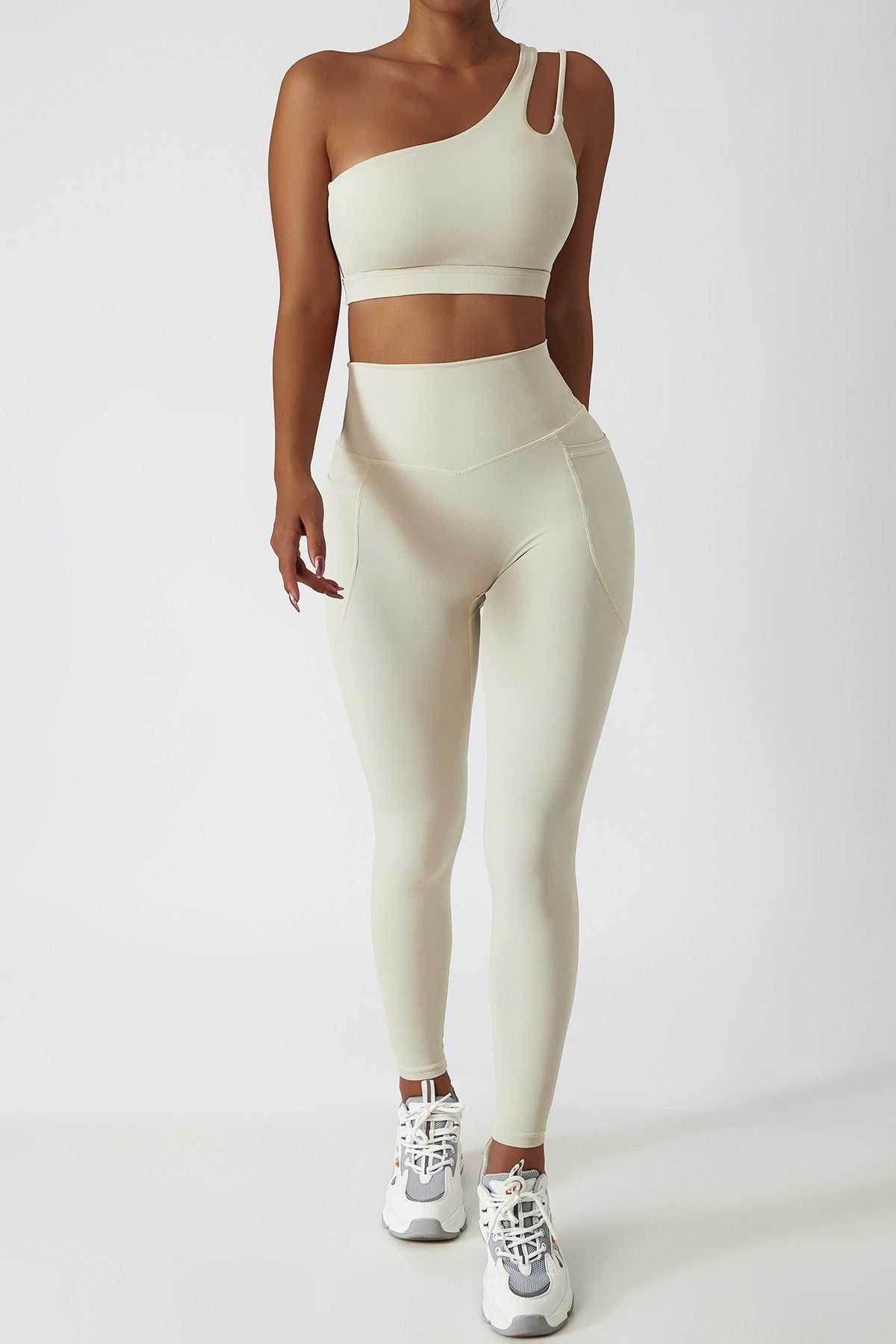One Shoulder Sports Bra