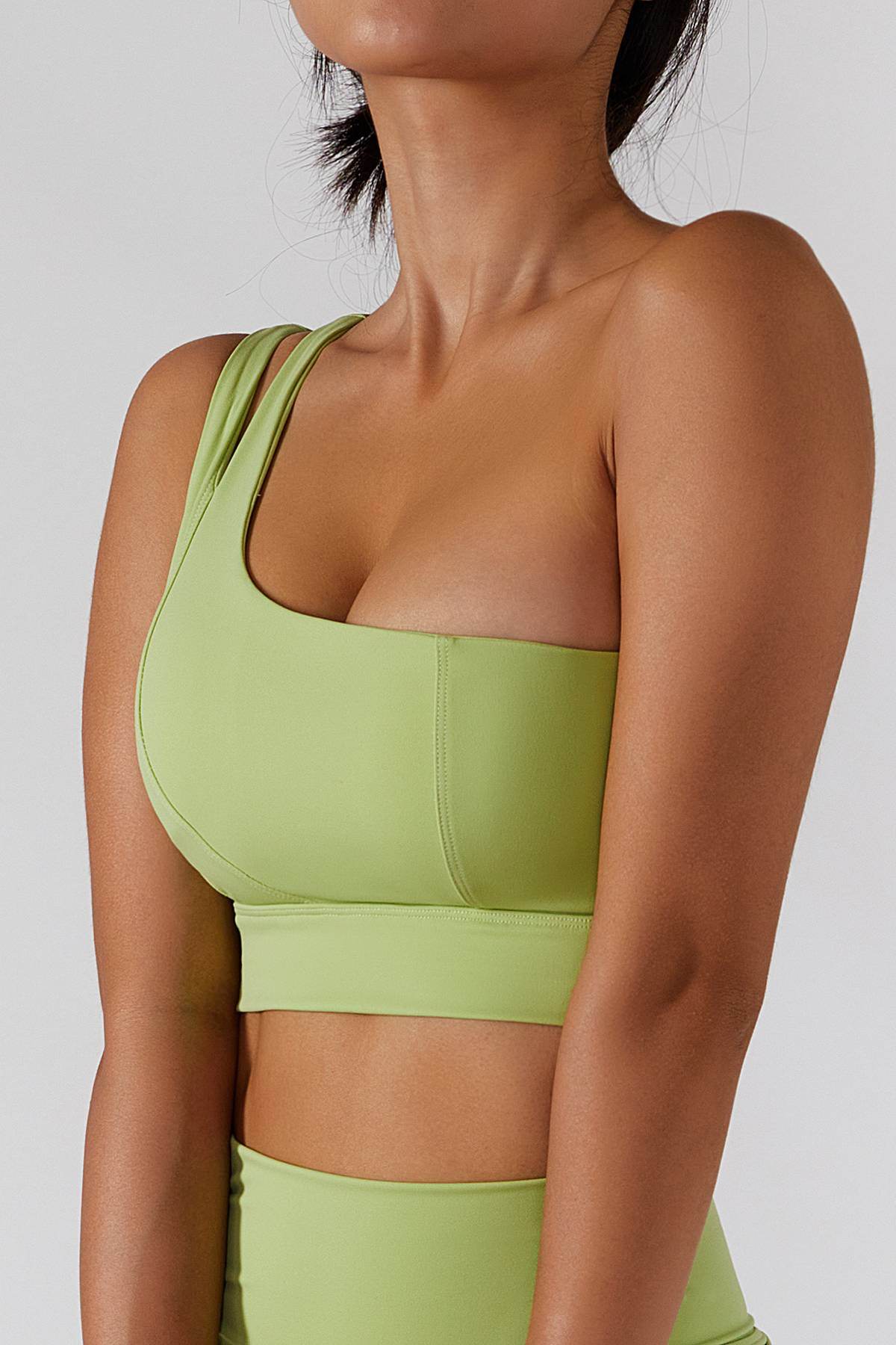 One Shoulder Sports Bra