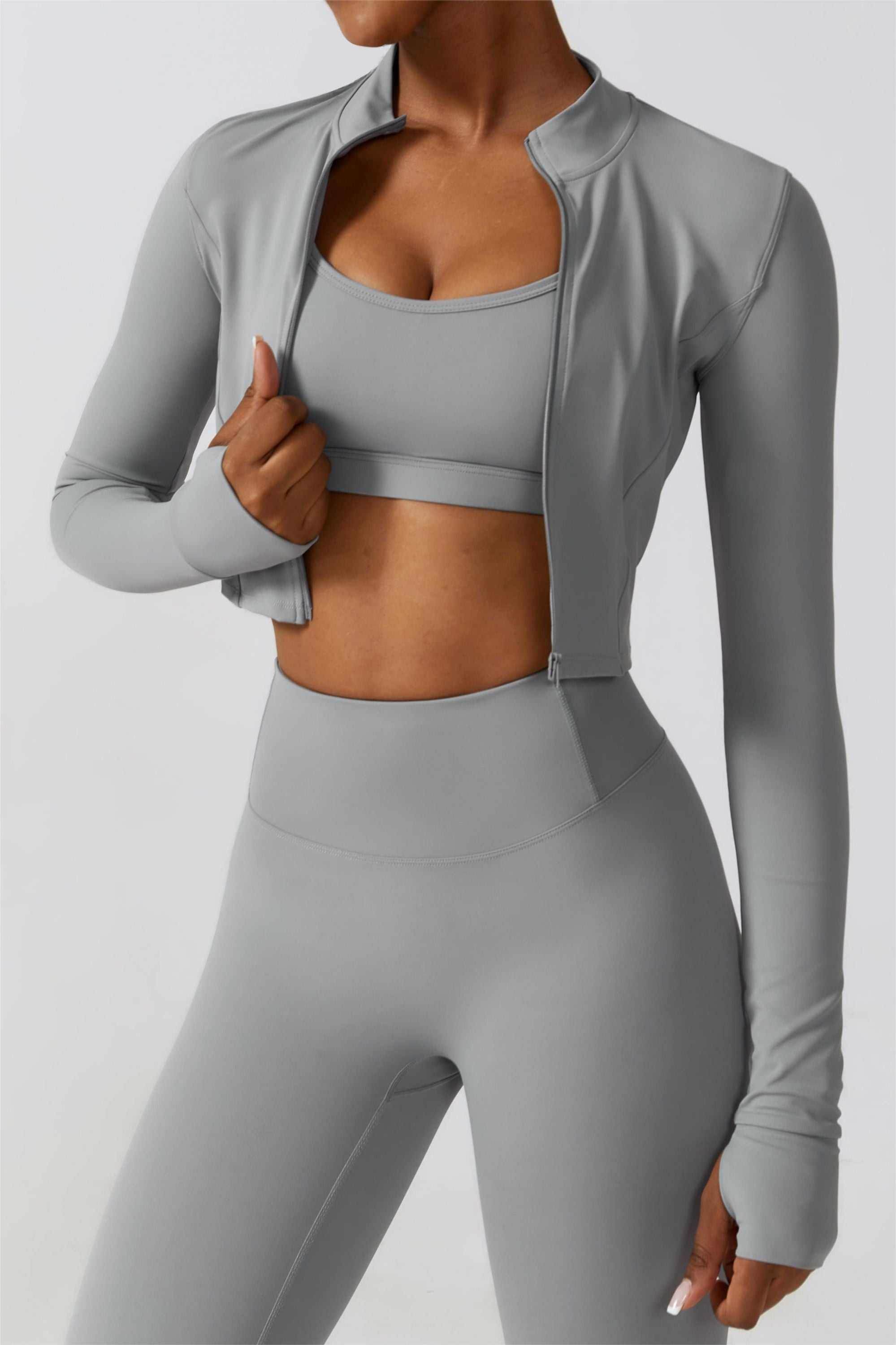 Crop Long Sleeve Jacket