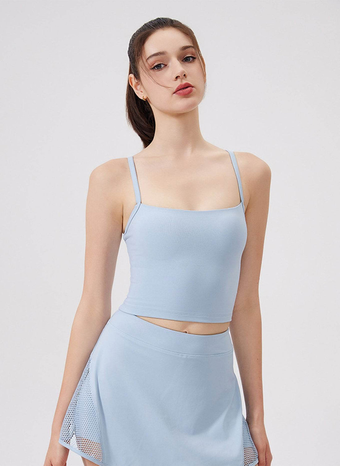 Bowknot Strappy Sports Tank Tops