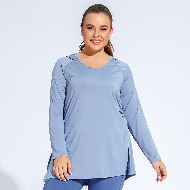 Plus Size Long Sleeve Hoodie