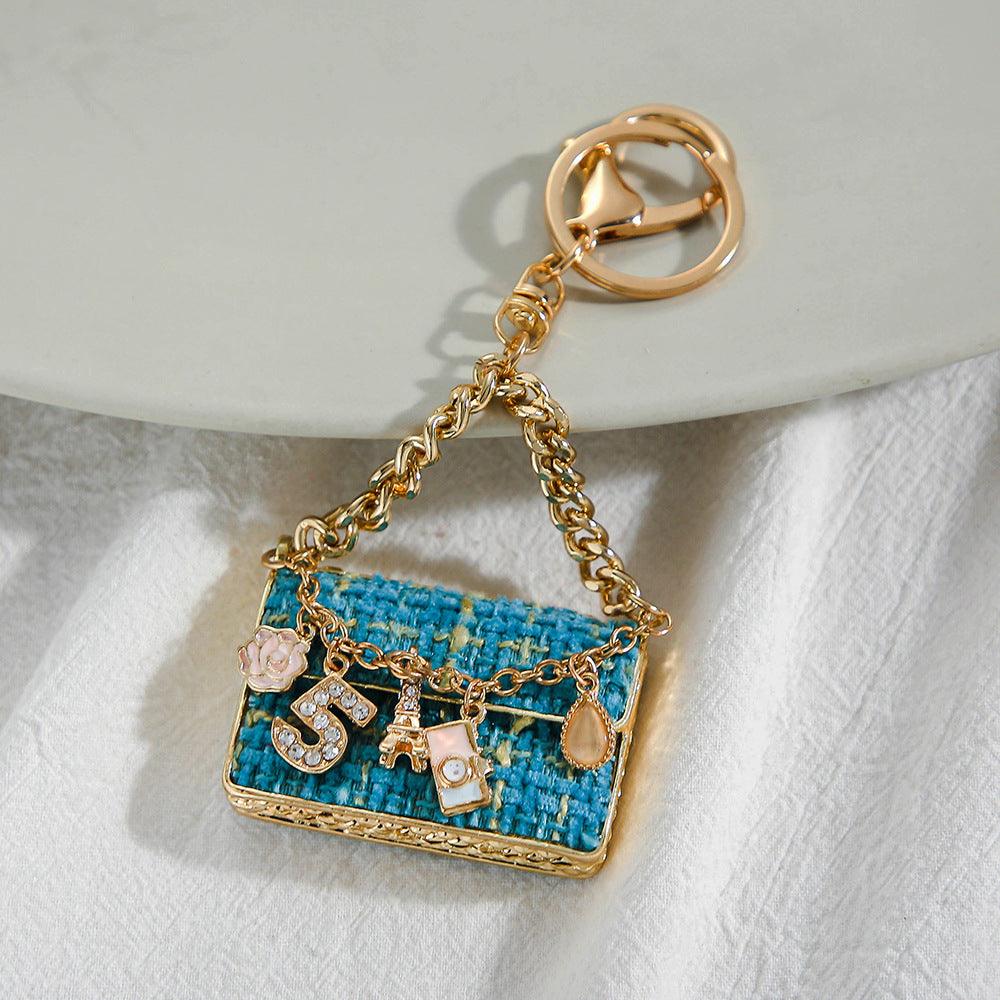 Small Fragrant Wind Metal Bag Keychain | Perfect for Everyday Style