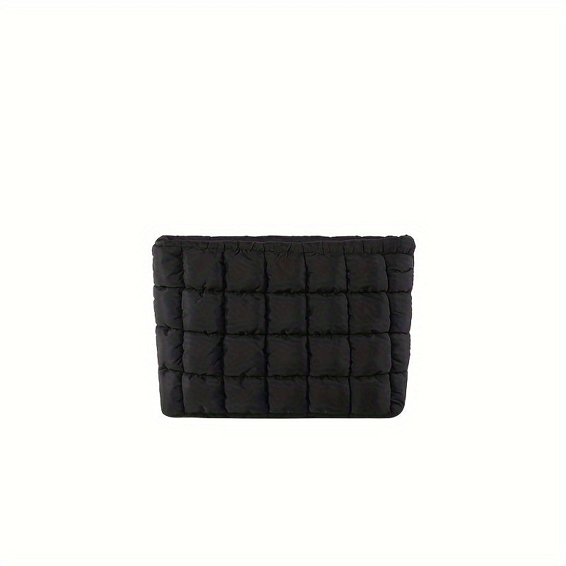 Puffy Quilted Clutch Bag