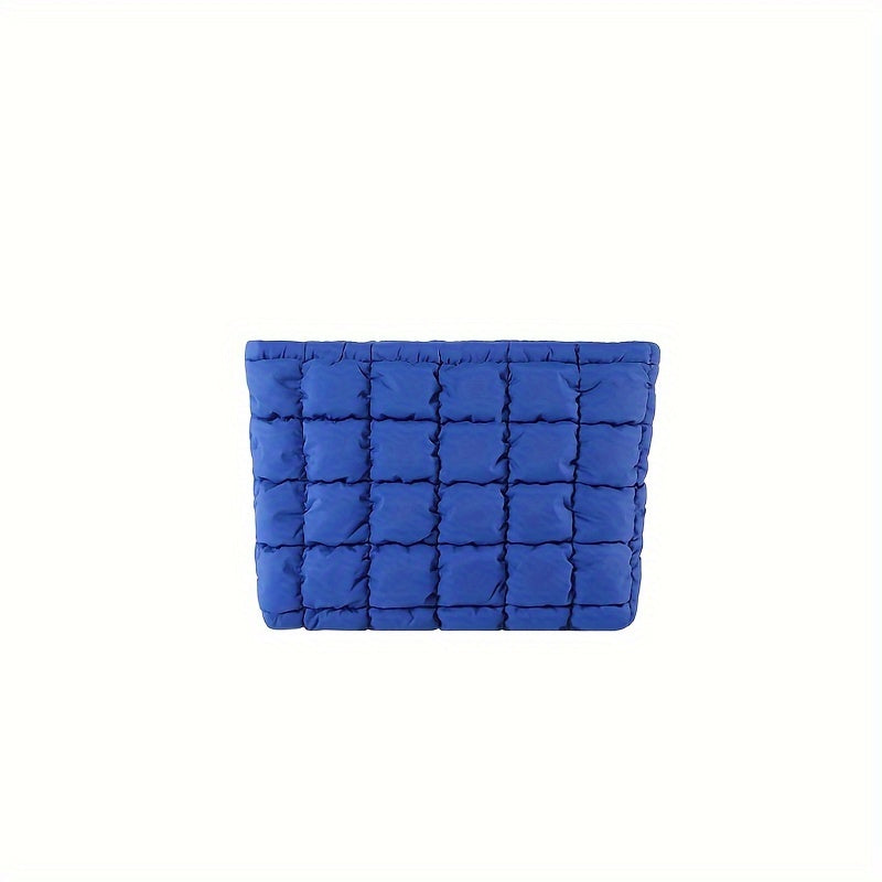 Puffy Quilted Clutch Bag