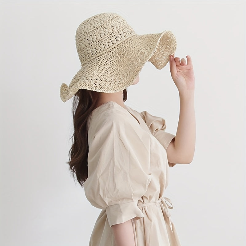 Elegant Oversized Wide Brim Sun Hat