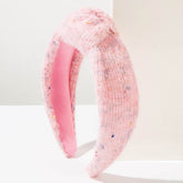 Sequin Knotted Headband Glitter Hair Accessories