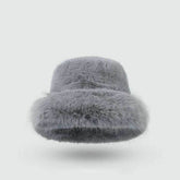 Plush Faux Fur Fluffy Bucket Hat