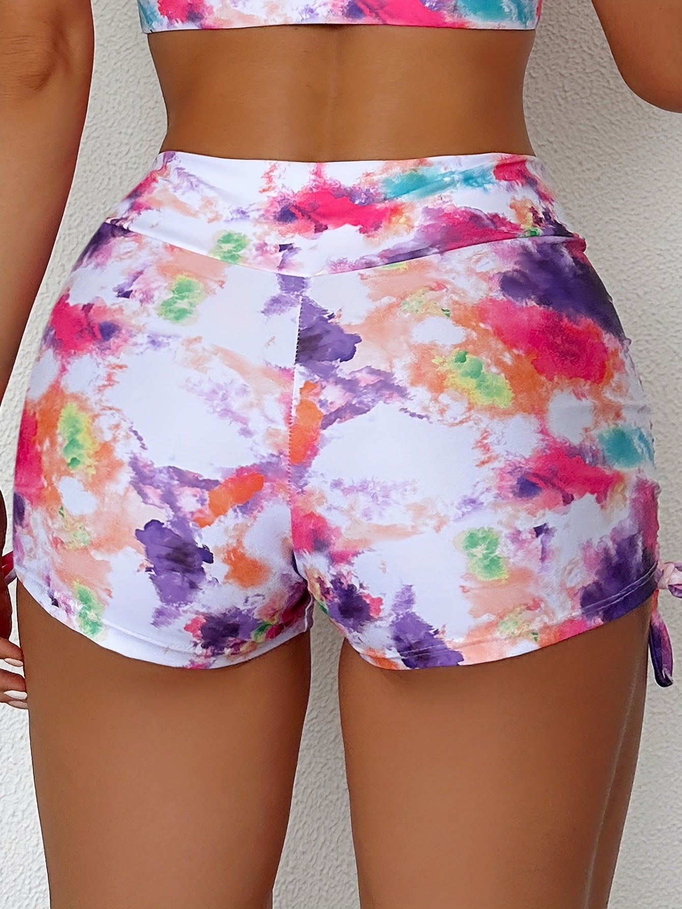 Trendy Tie Dye Swim Shorts