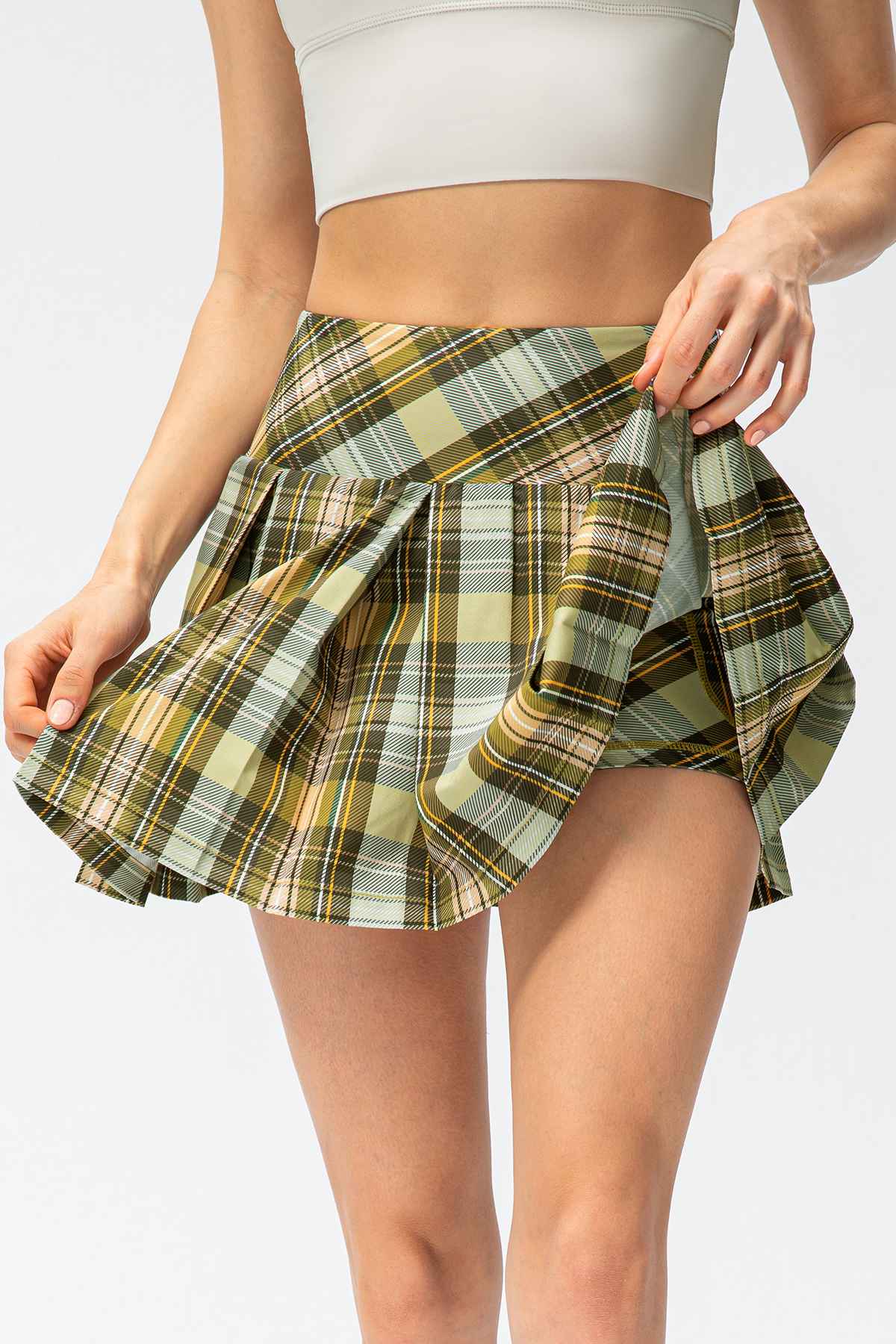 Pleated Tennis Skirts with Built-in Liner | Stylish &amp; Functional Skirt