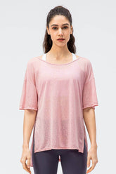 Short Sleeve Burnt-Out Shirts