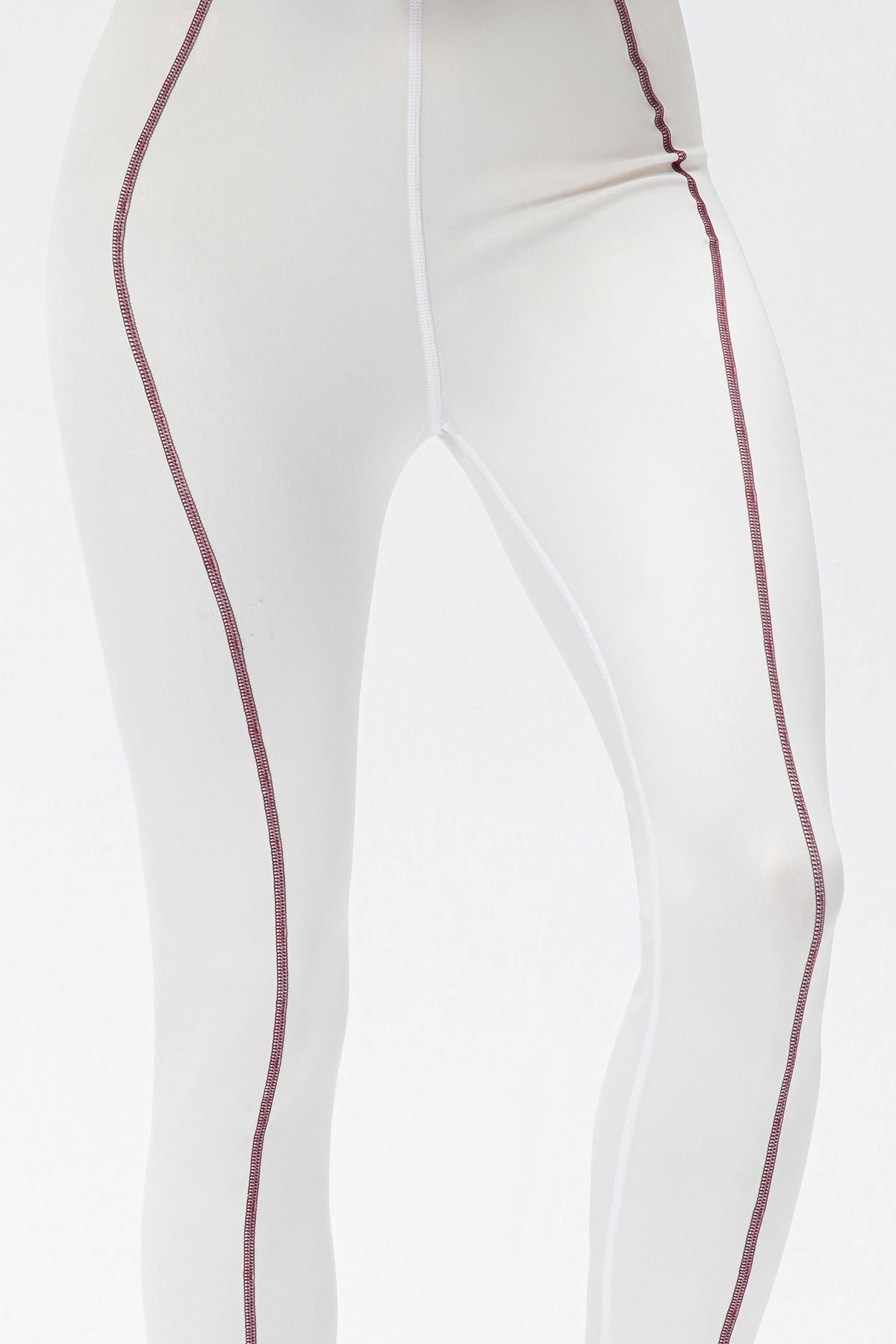 Contrast Trim High Waisted Ankle Leggings - Sleek Design &amp; Perfect Fit