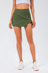 Ribbed Tennis Skirt with Built-In Shorts - Stylish & Functional Design