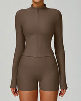 Long Sleeve Full Zip Running Jacket