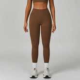 V Back High Waist Biker Legging
