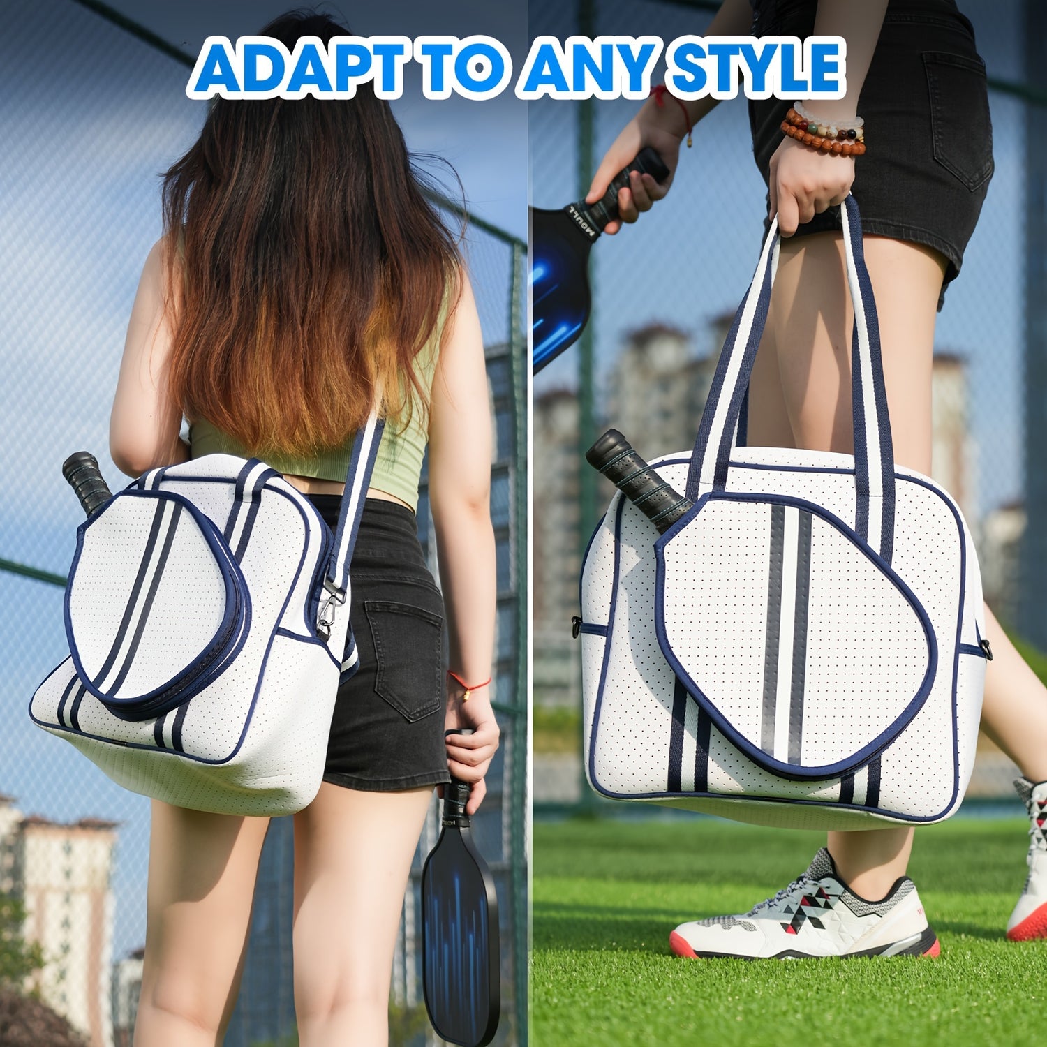 Crossbody Sling Pickleball Bag With Shoulder Strap