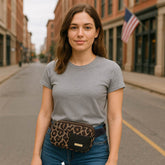 PU Leather Belt Bag Crossbody Fanny Pack