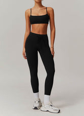 Sports Sets with Thin Strap Bra and Leggings