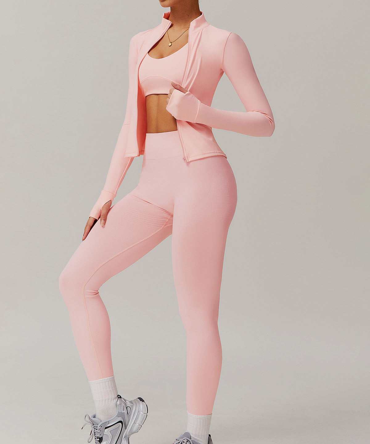 Activewear Set With Sports Jacket and Leggings | Perfect for Workouts