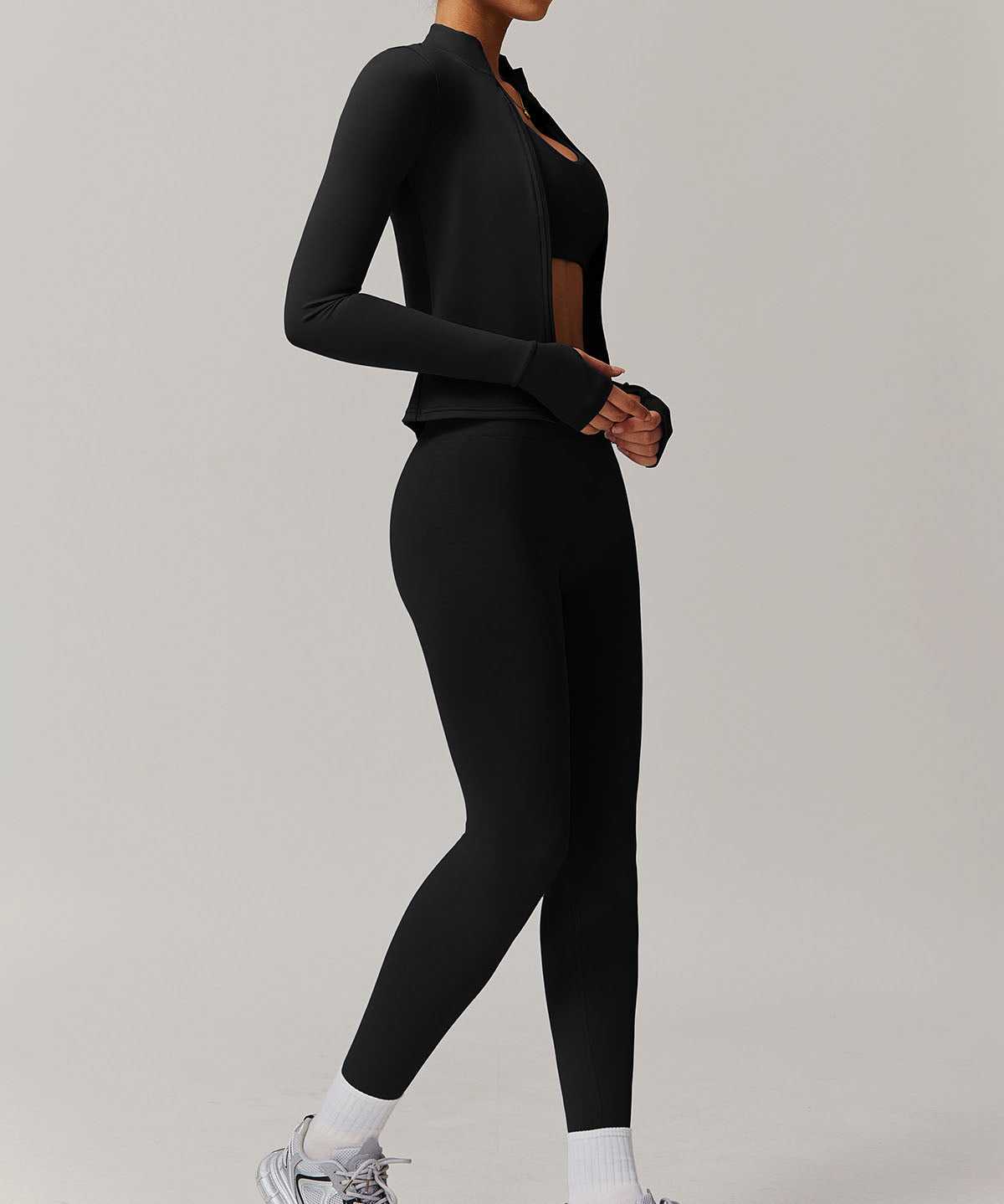 Activewear Set With Sports Jacket and Leggings | Perfect for Workouts