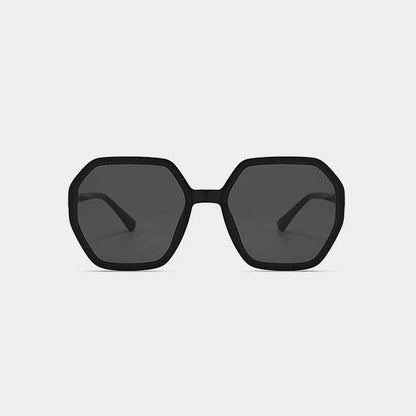 Oversized Vintage Hexagon Sunglasses -