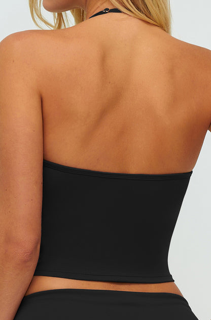 Adjustable Halter Sports Tank Top