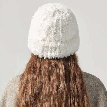 Soft Fuzzy Knitted Warm Beanie Hat | Warm &amp; Cozy Winter Accessory