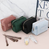 Velvet Makeup Bag Cosmetic Travel Organizer Toiletry Bag