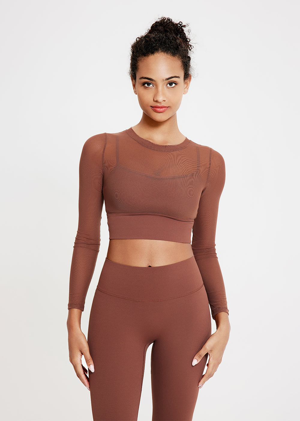Mesh Long Sleeve Workout T-Shirt