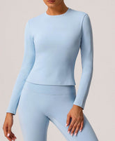 Long Sleeve Slim Fitted T-Shirts Basic Tees