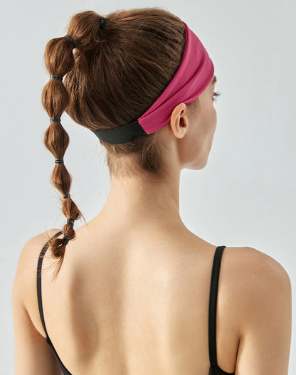 Wide Elastic Soft Sports Headband