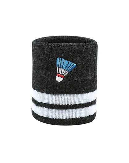 Badminton Embroidery Sports Wristband Set