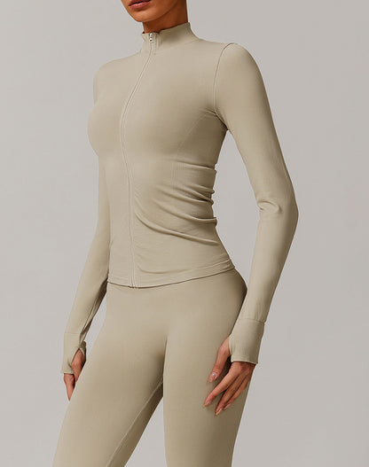 Slim Fit Full Zip Sports Jacket