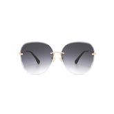 Elegant Rimless Cutting Lens Sunglasses