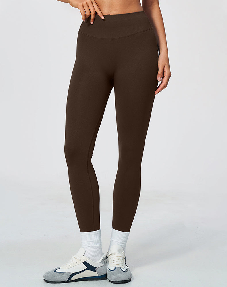 Ribbed High Waisted Seamless Workout Leggings