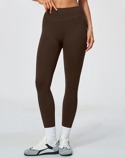 Ribbed High Waisted Seamless Workout Leggings