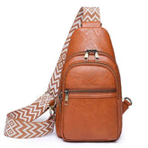 Retro PU Leather Crossbody Bag