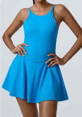 Tennis Dress with Shorts and Pockets